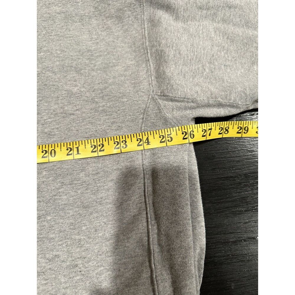 VTG NIKE Swoosh Embroidered Logo Sweatshirt Gray X-Large Length+4 Made In USA - Picture 5 of 6